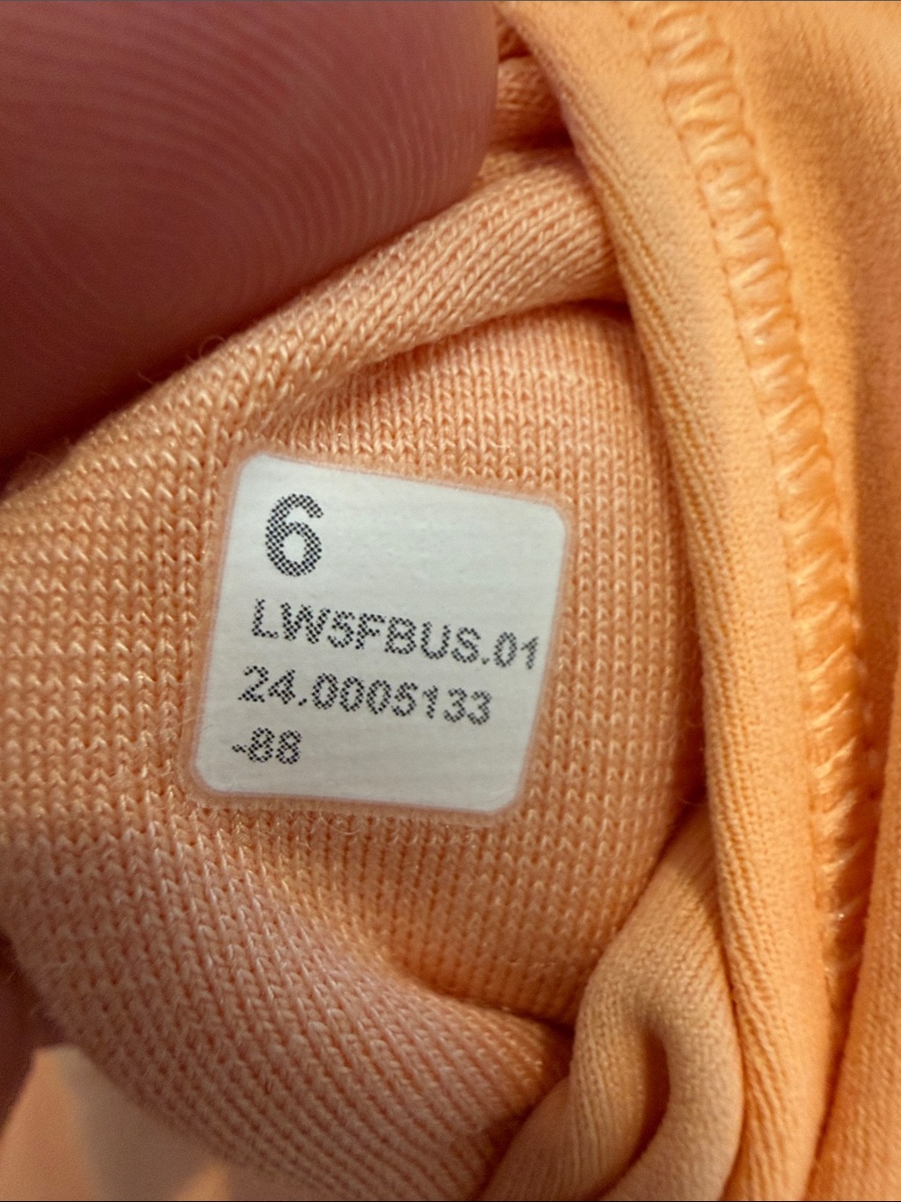 Lululemon Athletica Align™ High-Rise Pant 25" in Peach Orange Size 6 - C53-049 - Picture 3 of 6